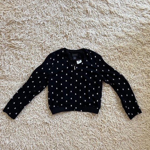 Club Monaco silk bomber jacket - Picture 3 of 6